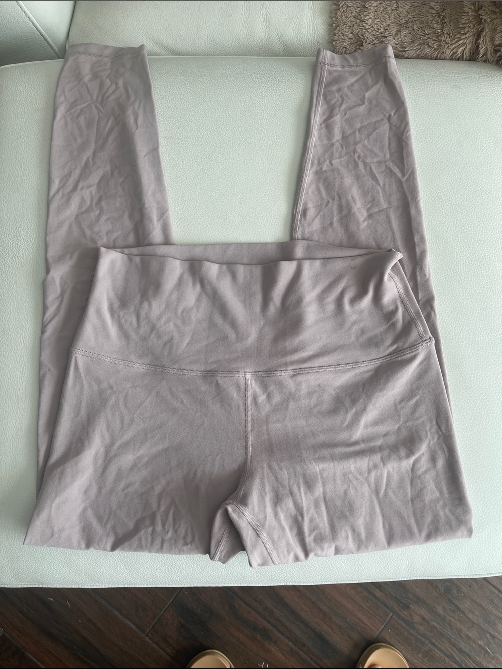 lululemon athletica High-Rise Legging Shorts — Dusty Mauve